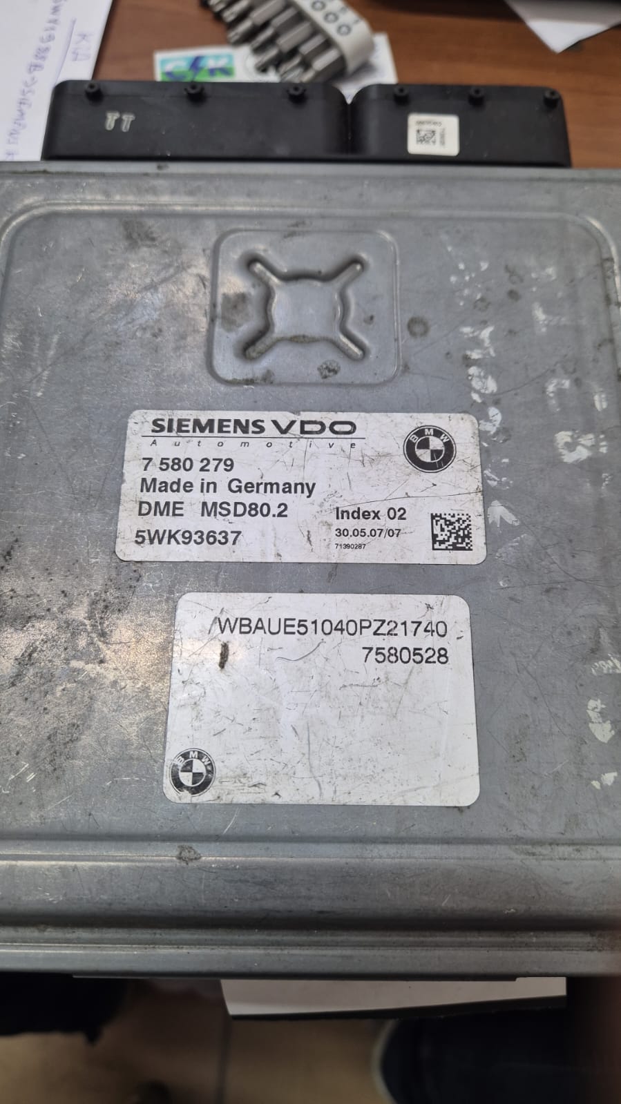 BMW Seria 1 118 D cod 7580279 MSD80.2 5WK93637